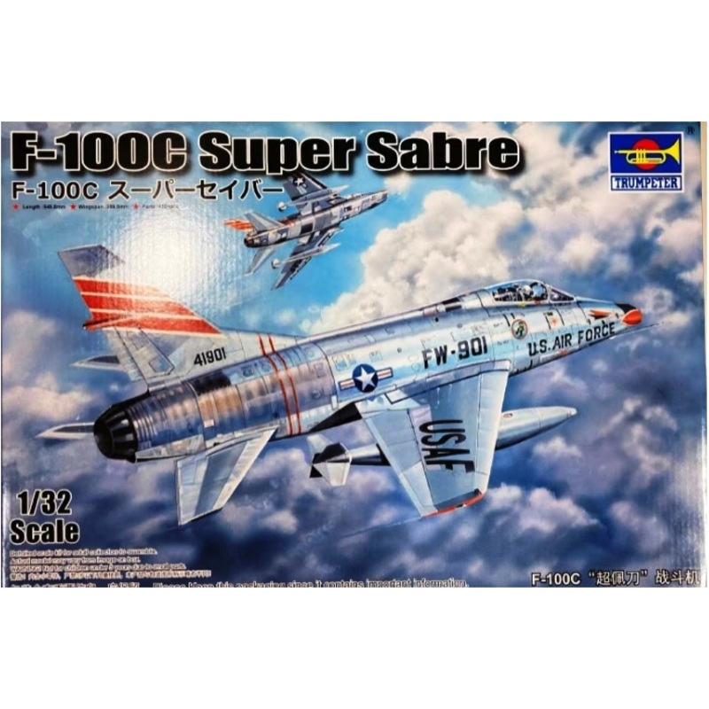 Trumpeter – 1/32 F-100C Super Sabre