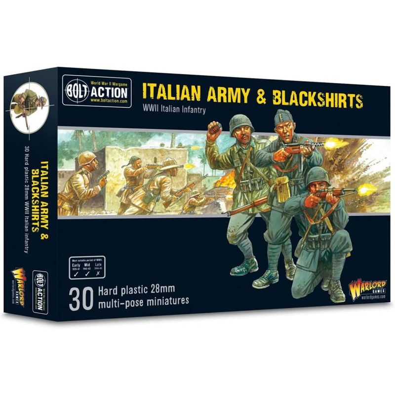 Warlord – Bolt Action: Italian Army / Blackshirt Starter Army