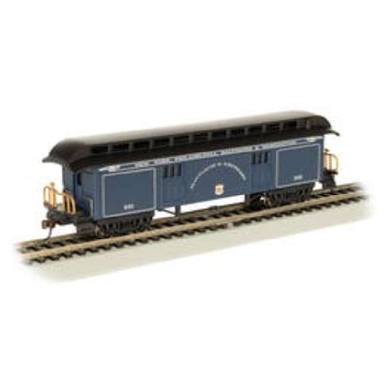Bachmann #15305 Old-Time Baggage Car -B&O- Royal Blue