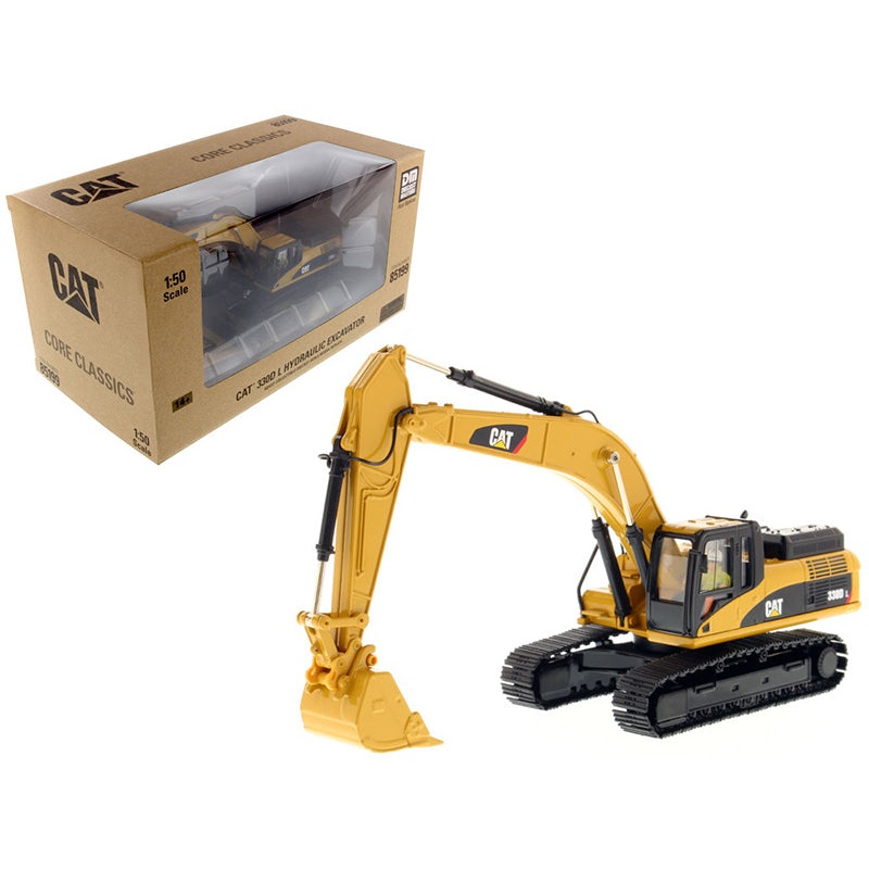 CAT Caterpillar 330D L Hydraulic Excavator with Operator “Core Classics Series” 1/50 Diecast Model by Diecast Masters