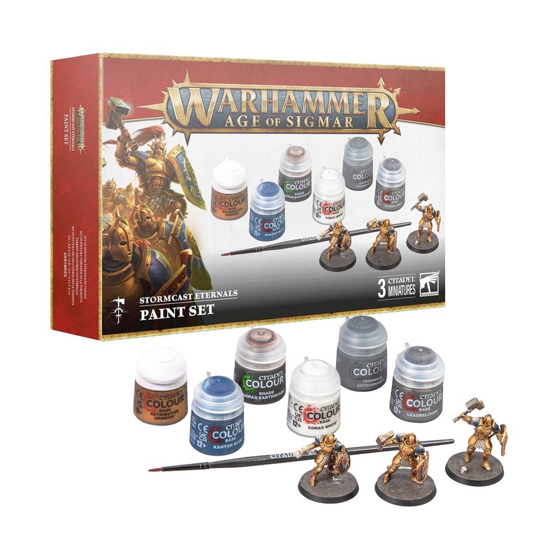 GW – Warhammer Age of Sigmar: Stormcast Eternals + Paint Set  (60-10)