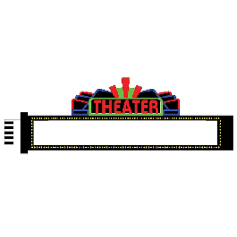 Miller Engineering #1182 Thearter Sign