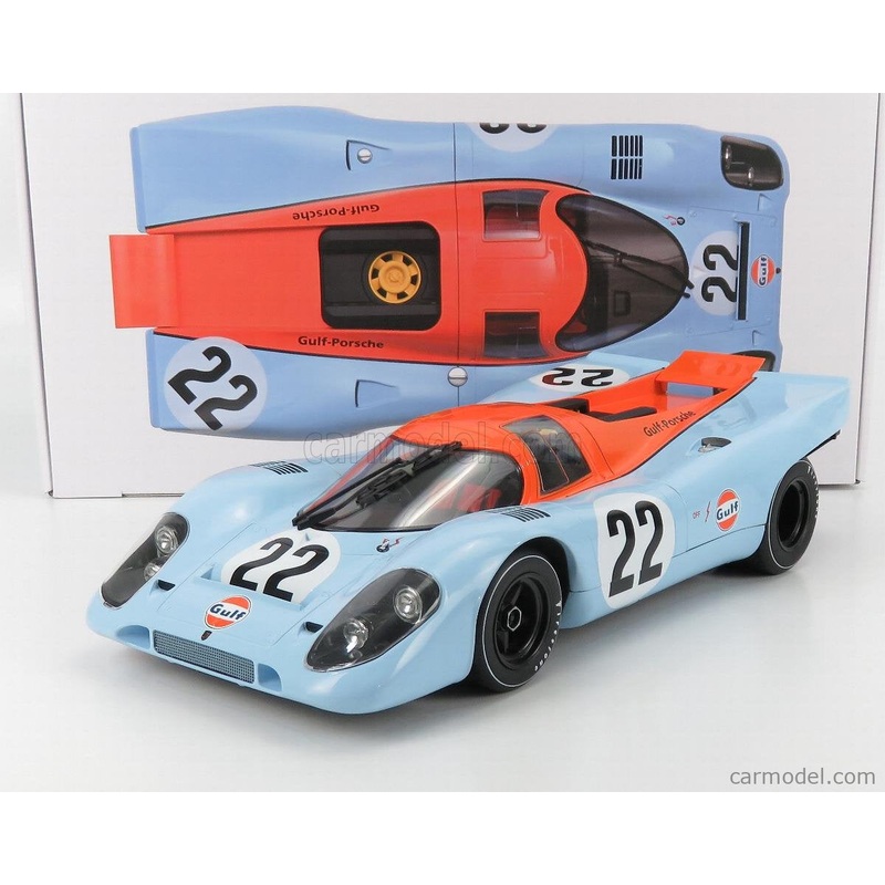 Norev – 1/12 Porsche 917k 24h France 1970 Hobbs/Attwood Gulf #22