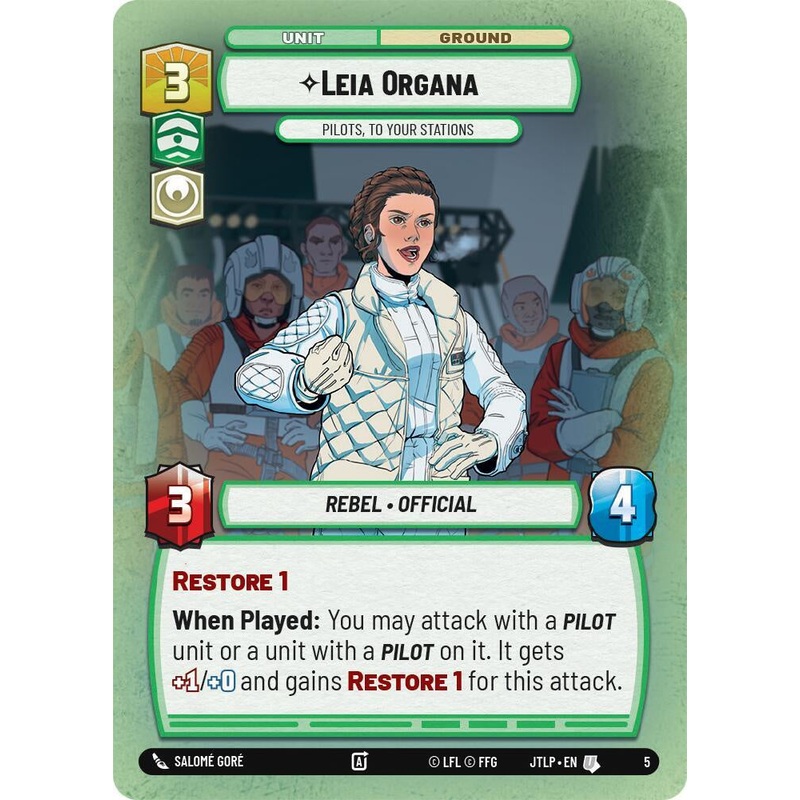 SWU – Leia Organa – Pilots, To Your Stations  (5) (WP)