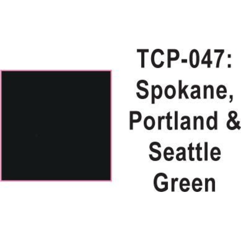 Tru Color TCP-47 Spokane, Portland and Seattle Green Paint 1 ounce