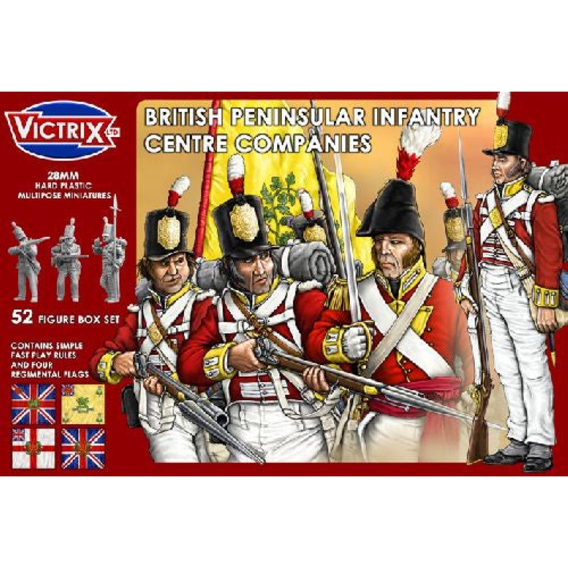 Victrix – British Peninsular Infantry Centre Company (52 Plastic Figs.)