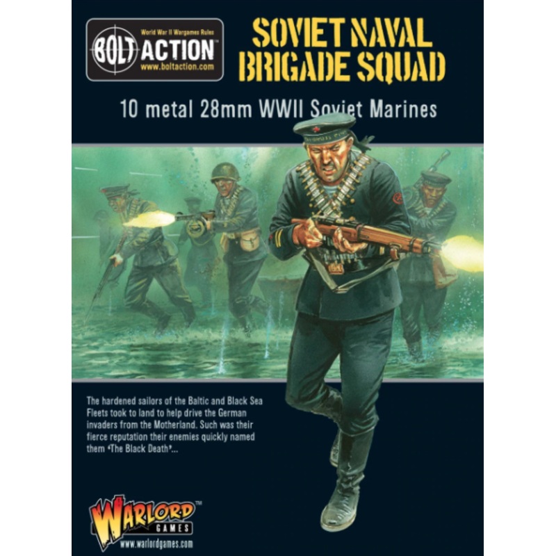 Warlord – Bolt Action: Soviet Naval Brigade Squad (Metal)