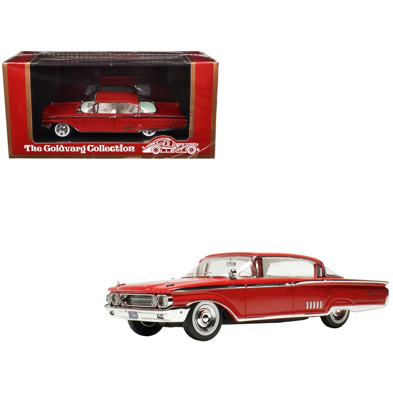 1960 Mercury Park Lane 4 Door Sedan Signal Red with White Interior Limited Edition to 200 pieces Worldwide 1/43 Model Car by Goldvarg Collection