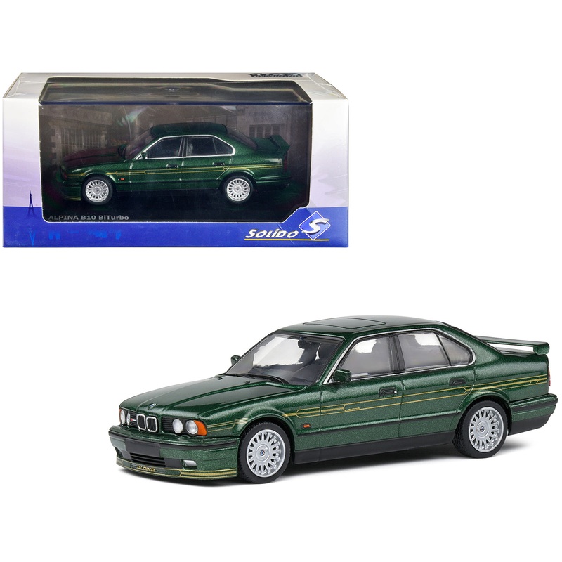 1994 BMW E34 Alpina B10 BiTurbo Alpina Green Metallic 1/43 Diecast Model Car by Solido