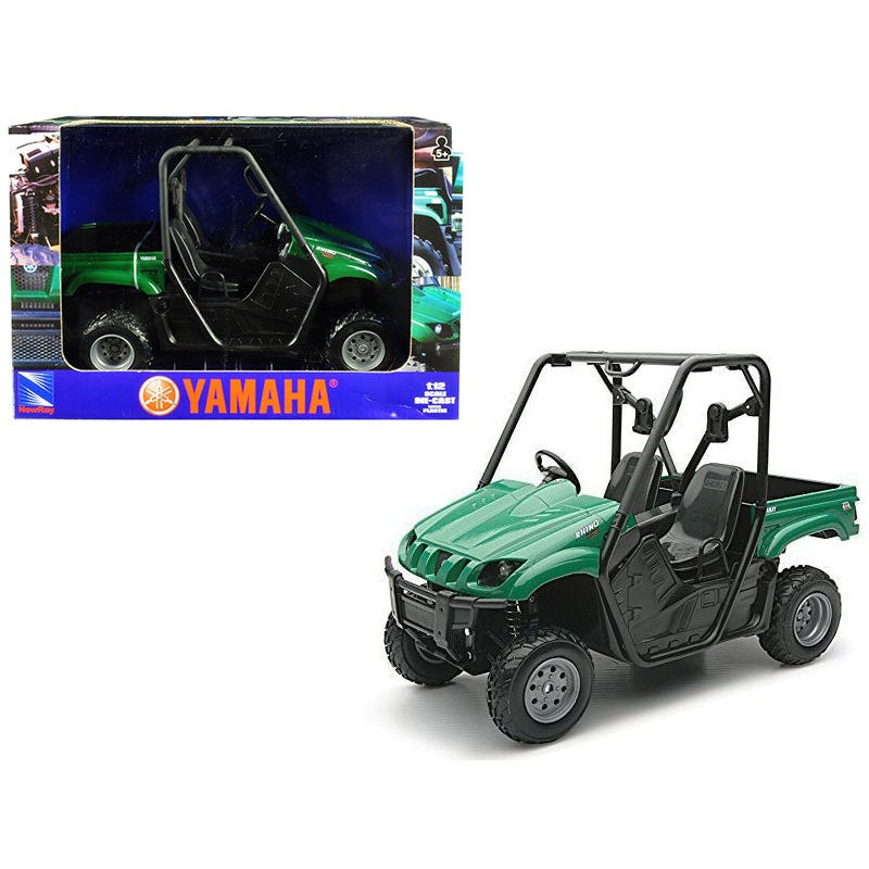 2008 Yamaha Rhino 700 F1 4×4 Off Road ATV Green 1/12 Diecast Model by New Ray