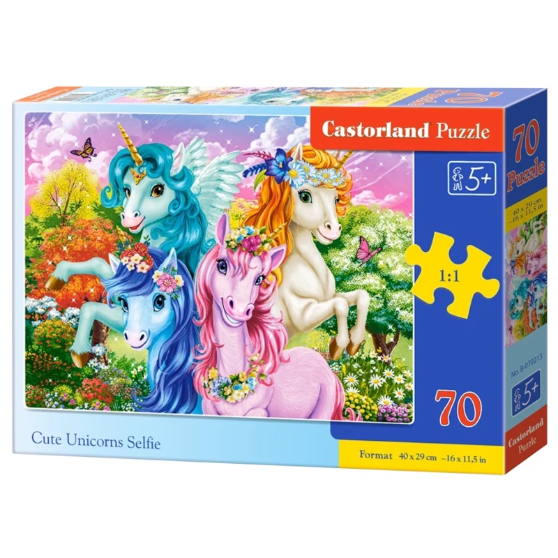 Castorland – Cute Unicorns Selfie (70pcs)