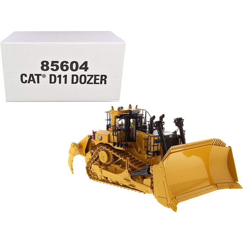 CAT Caterpillar D11 Fusion Track-Type Tractor Dozer with Operator “High Line” Series 1/50 Diecast Model  by Diecast Masters
