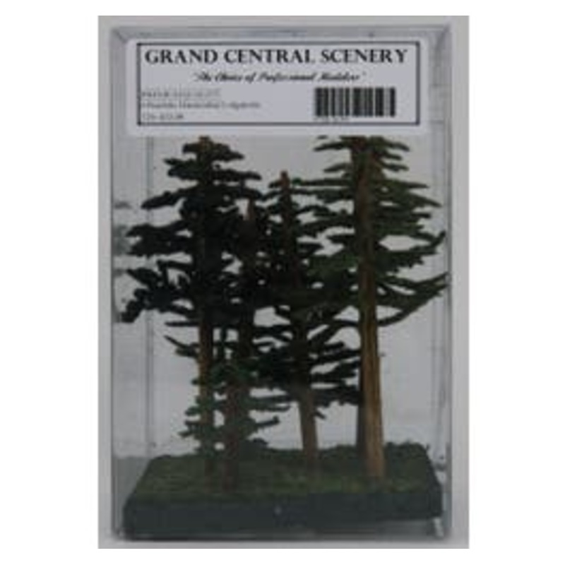 Grand Central Scenery T36  Small Lodgepole Trees  3″- 5″ (6 pcs)