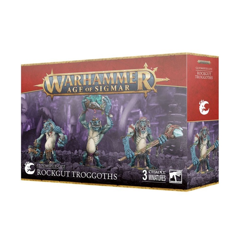 GW – Warhammer AOS Gloomspite Gitz: Rockgut Troggoths (89-33)