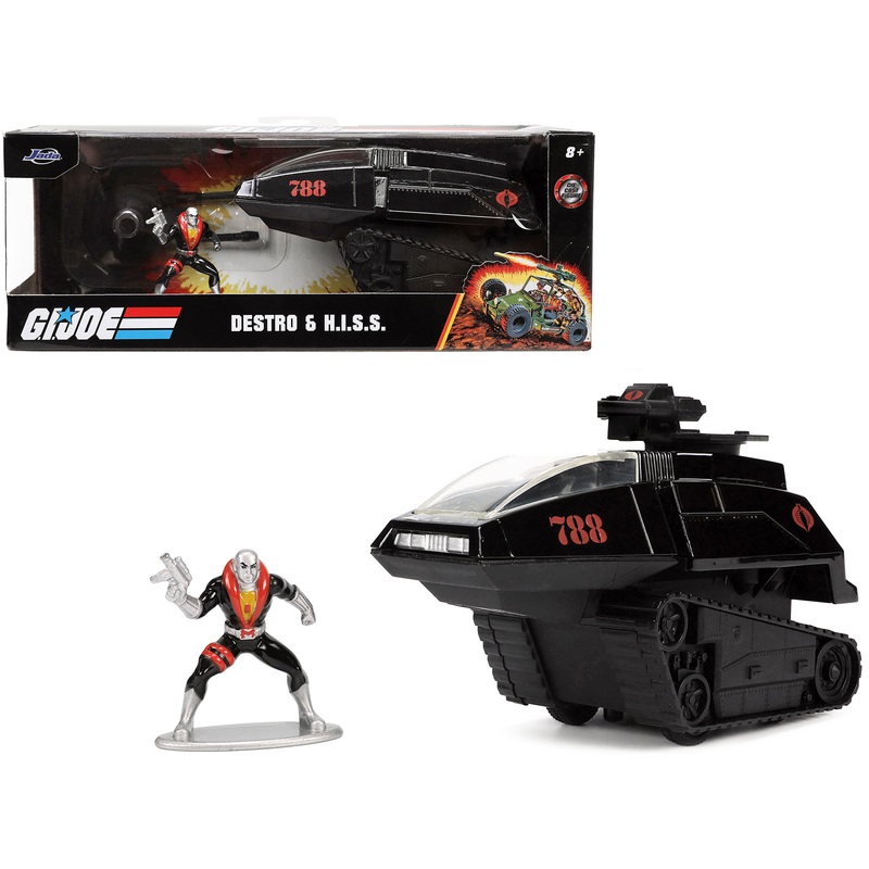 H.I.S.S. Tank #788 with Turret and Destro Diecast Figure “G.I. Joe” “Hollywood Rides” Series 1/32 Diecast Model Car by Jada