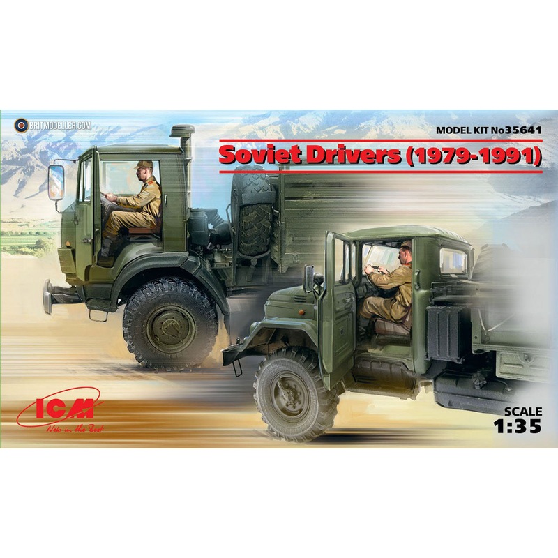 ICM – 1/35 Soviet Drivers 1979-91 2 Figures
