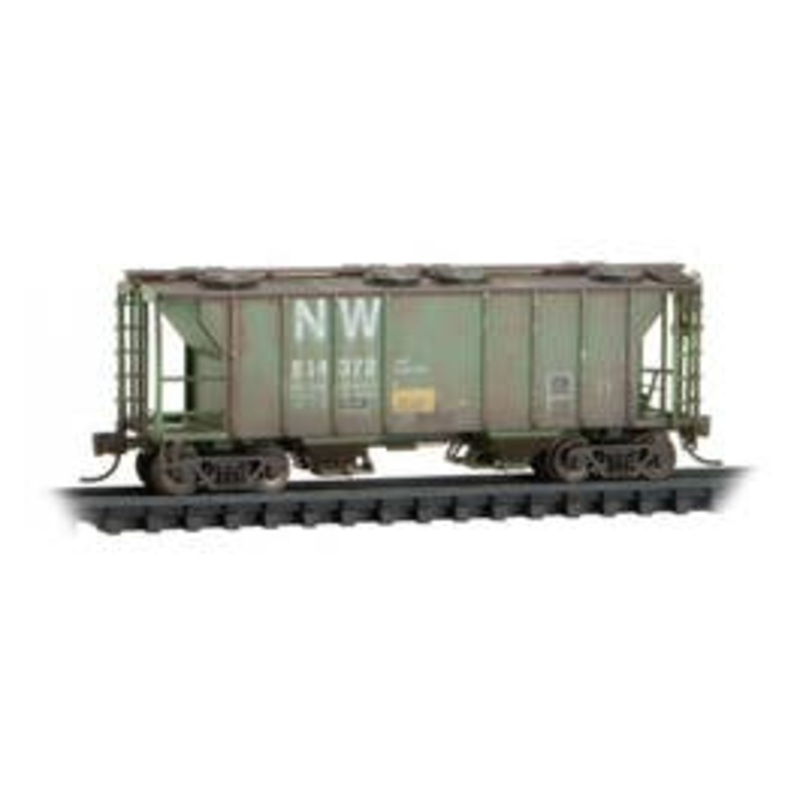 Micro Trains 09544110 N Scale Norfolk & Western weathered Hopper Rd# 514372