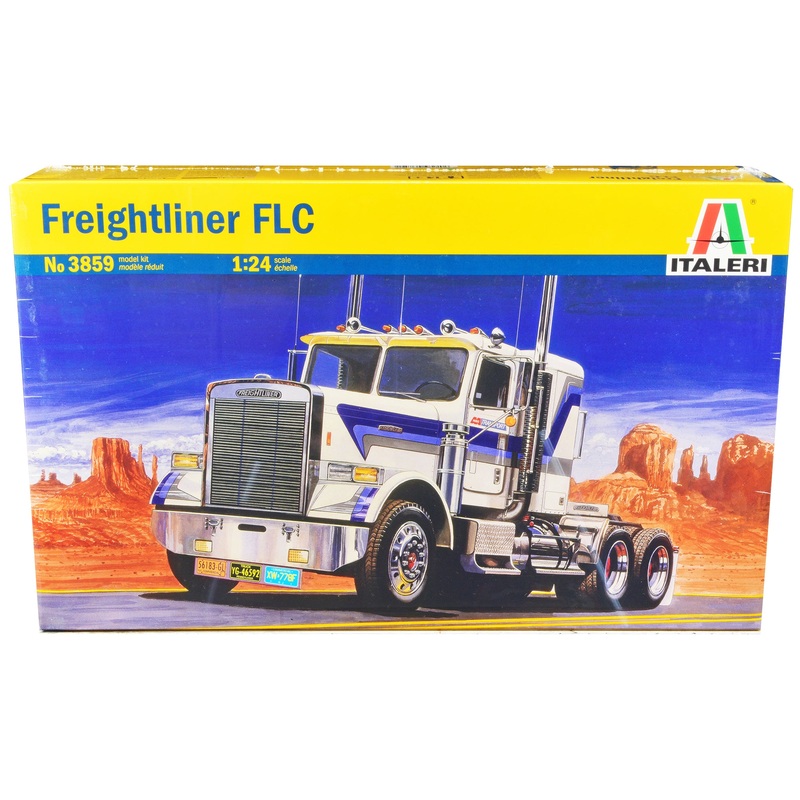 Skill 4 Model Kit Freightliner FLC Truck Tractor 1/24 Scale Model by Italeri
