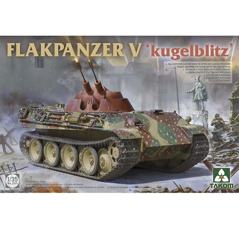 Takom – 1/35 Flakpanzer V Kugelblitz