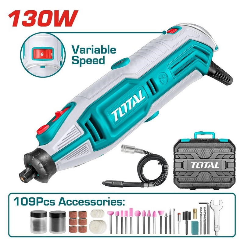 Total – Mini Grinder 220-240V 50/60Hz Input 130W (3.2mm Collet)