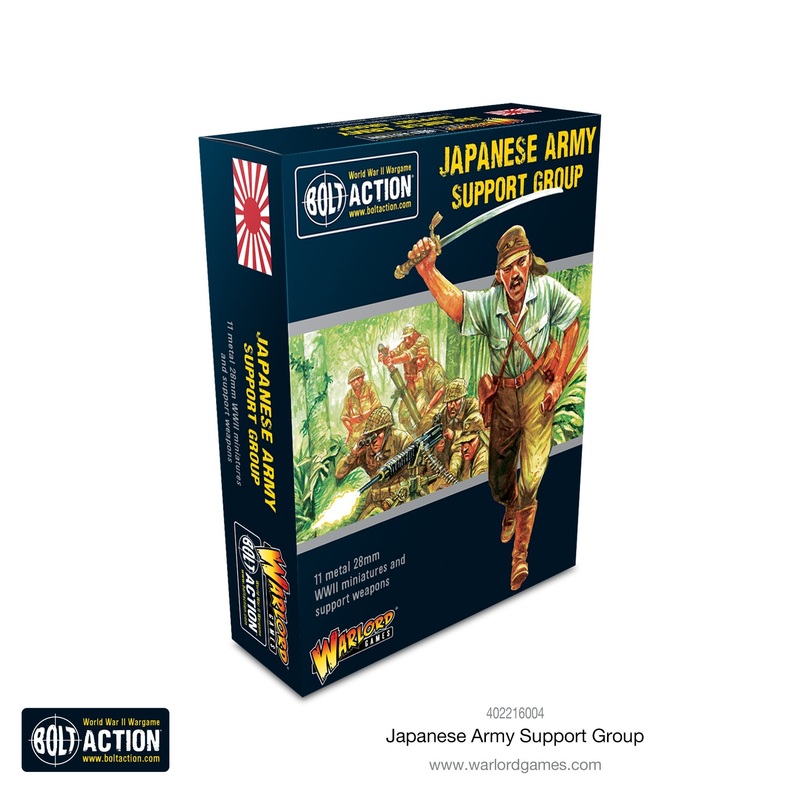 Warlord – Bolt Action: Japanese Army Support Group (Metal)