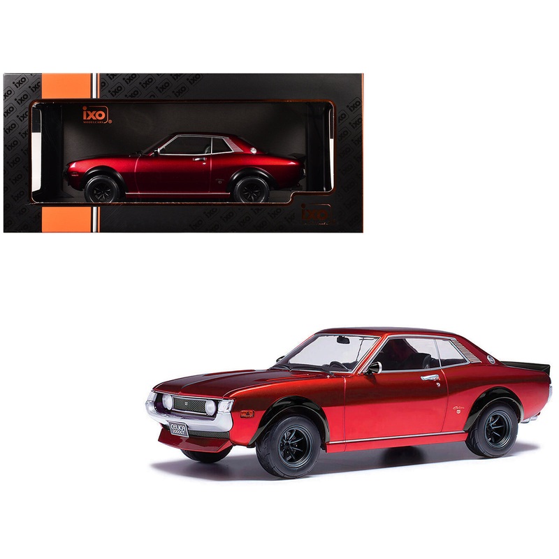 1977 Toyota Celica 2000 GT (RA21) “Custom” Red Metallic 1/18 Diecast Model Car by IXO Models