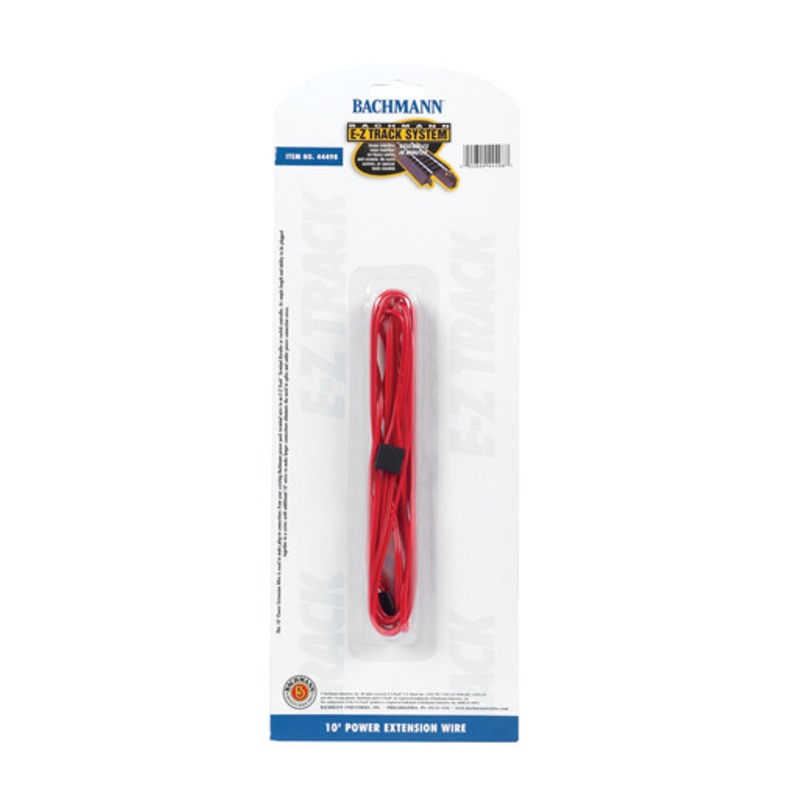 Bachmann 44498 HO Scale 10 Ft Red Terminal Extension Wire