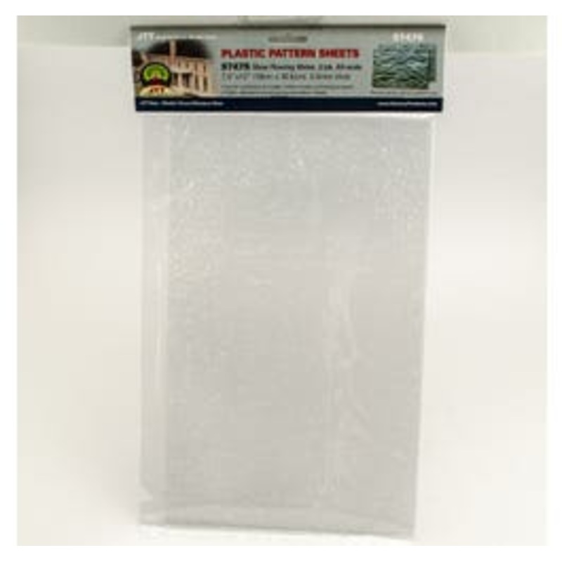 JTT 97475 PATTERN SHEETS, Slow Flowing Water, ALL SCALES 7.5 X 12″ 2pk