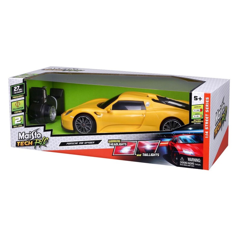 Maisto – 1/14 R/C Porsche 918 Spyder (Yellow)