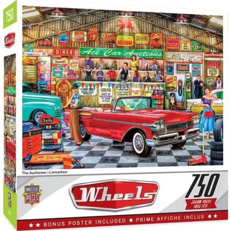 Wheels – The Auctioneer 750 Piece Jigsaw Puzzle