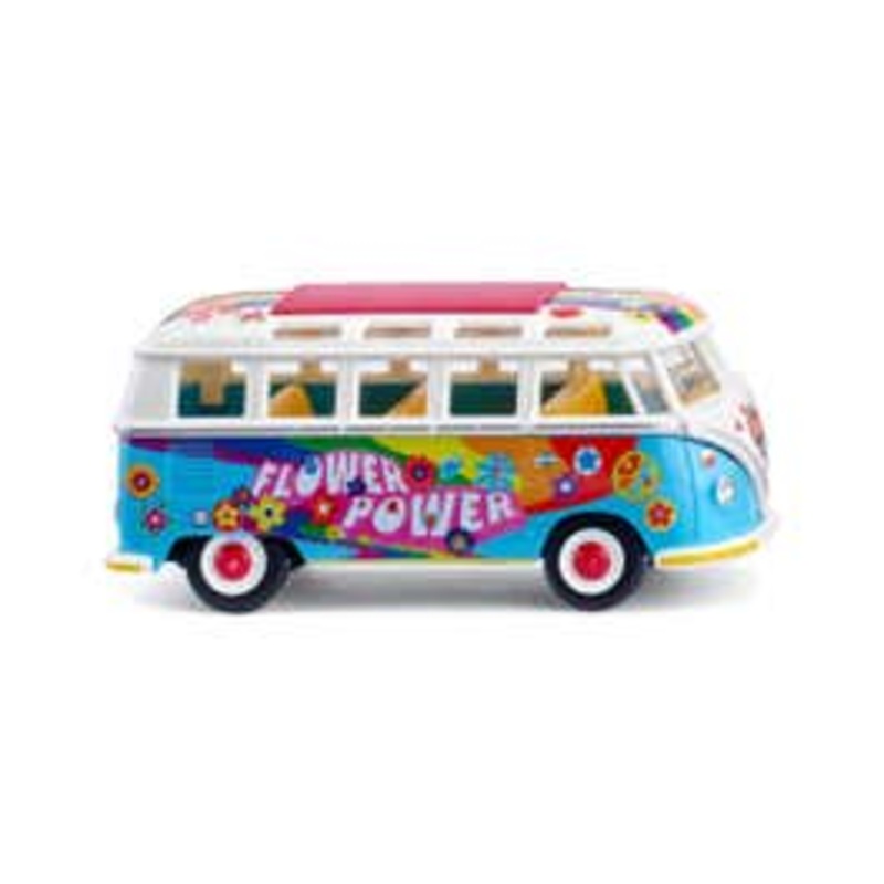 Wiking 79744  HO VW T1 samba bus “Flower Power”