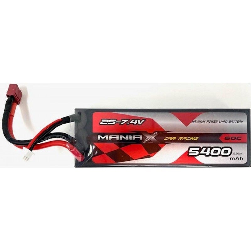 Mania X Power – 2S 5400mAh 60C (Deans)