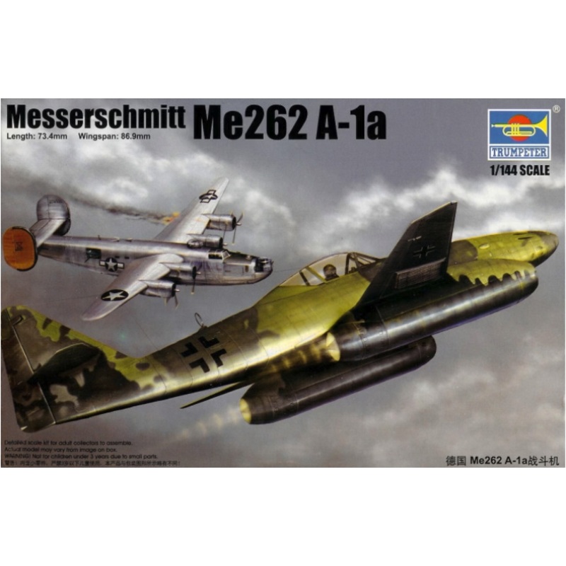 Trumpeter – 1/144 Messerschmitt Me262 A-1A