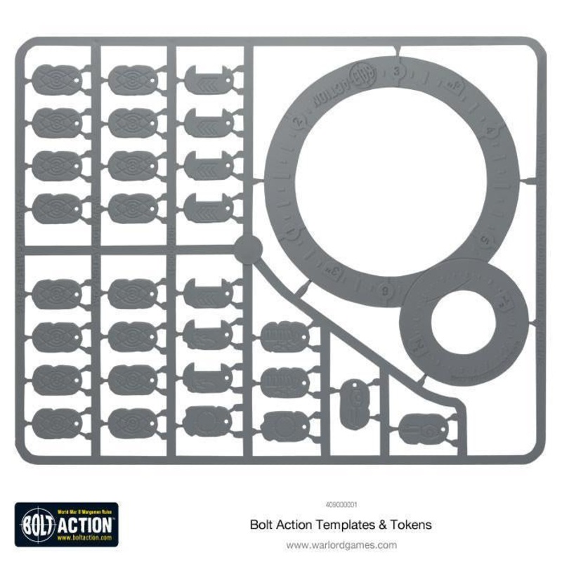 Warlord – Bolt Action  Templates