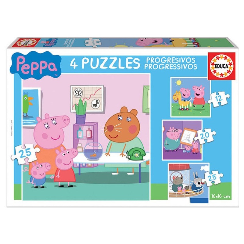 Educa – Peppa Pig (12-16-20-25pcs)