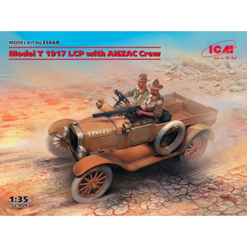 ICM – 1/35 Model T 1917 LCP w/ANZAC Crew