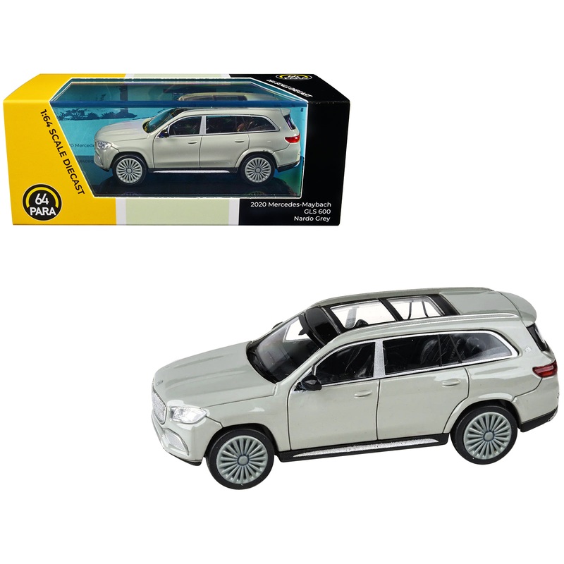 Mercedes-Maybach GLS 600 Nardo Gray with Sunroof 1/64 Diecast Model Car by Paragon Models
