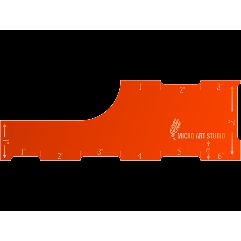 Micro Art Studio – Move Template 6″ – Orange P00241O