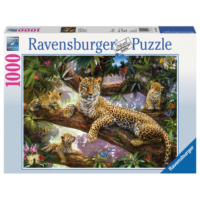 Ravensburger – Leopard Family (1000pcs)