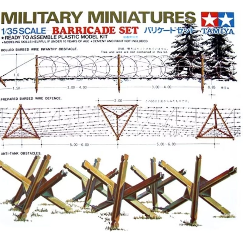 Tamiya – 1/35 Barricade Set