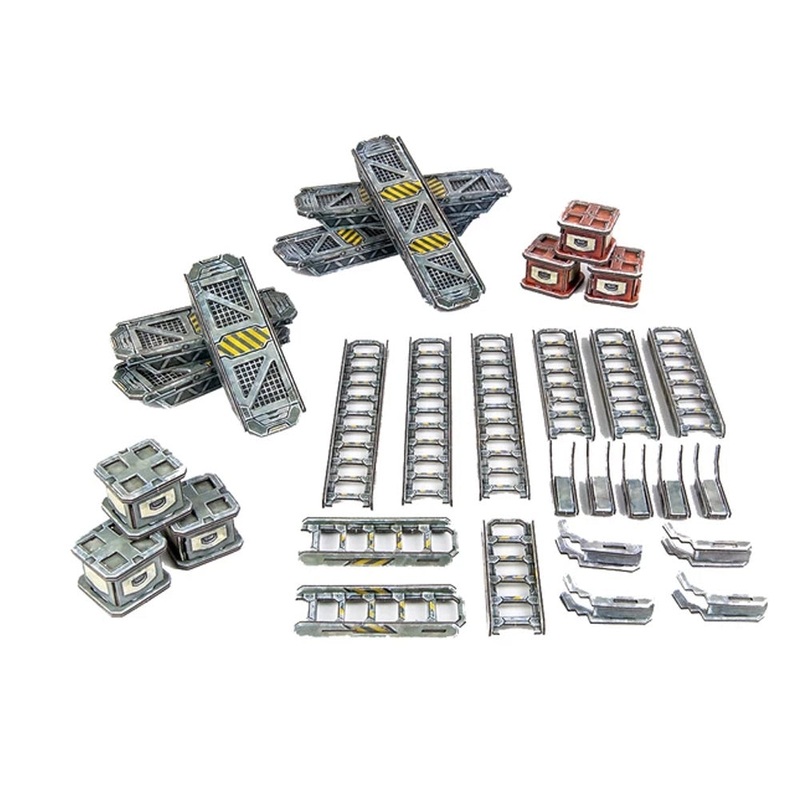 TinkerTurf Sci-Fi – Ladders & Catwalks – Abandoned Theme