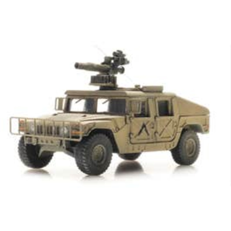 Artitec 6870539  HO US Humvee Desert Armored TOW