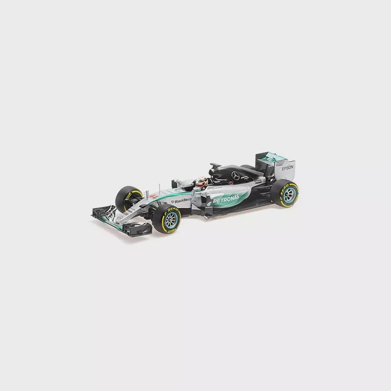 Minichamps –  1/18 Mercedes AMG Petronas F1 – W06 Hybrid – Lewis Hamilton – World Champion 2015