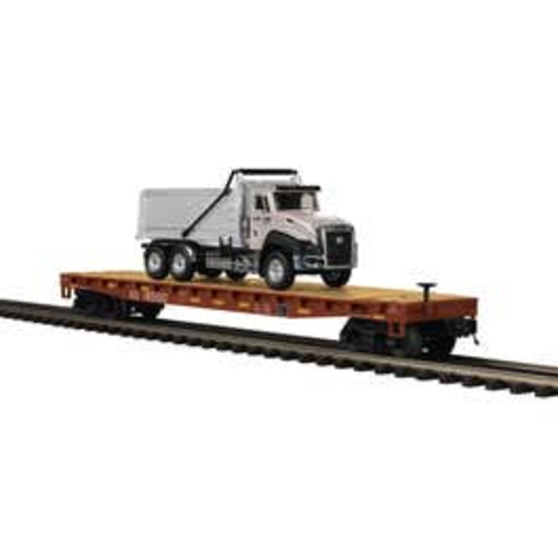 MTH 20-95840  O Norfolk Southern Flat Car with Dump Truck
