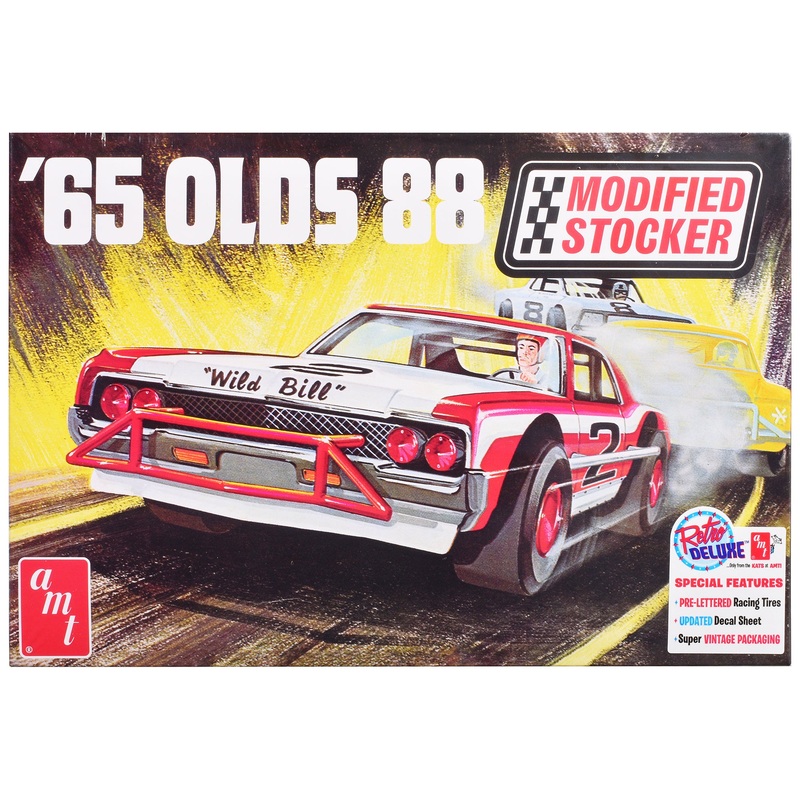 Skill 2 Model Kit 1965 Oldsmobile 88 “Modified Stocker” 1/25 Scale Model by AMT