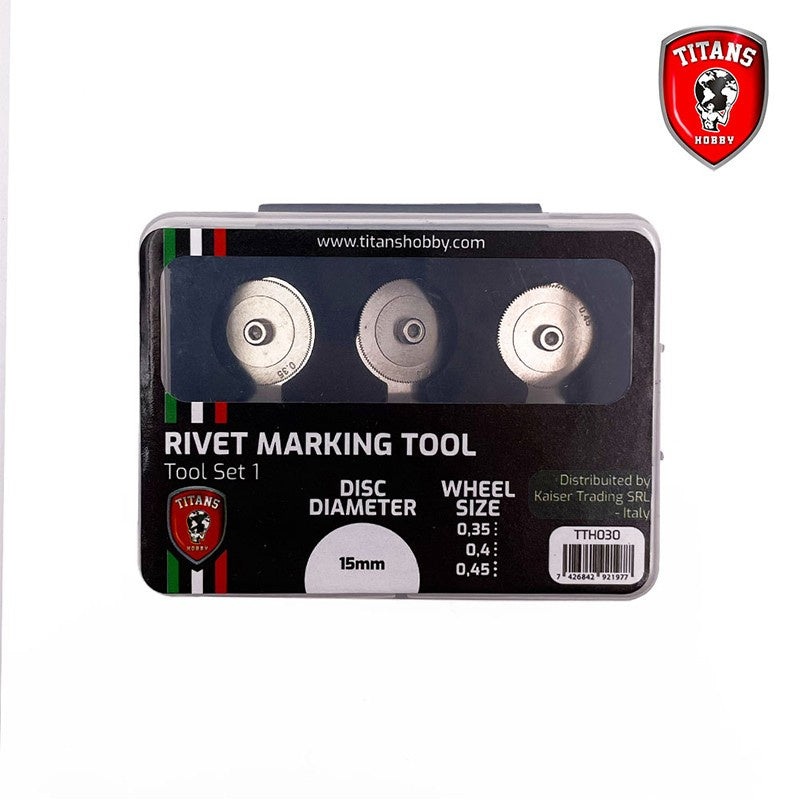 Titans – Rivet Maker Tool Set #1  (3 Wheel Set)