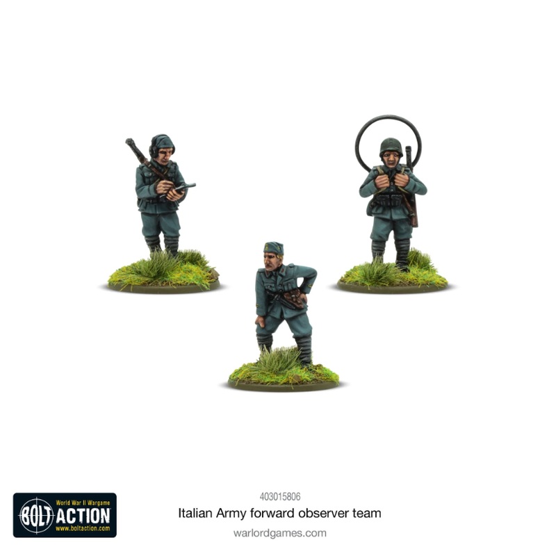 Warlord – Bolt Action  Italian Army Forward Observer Team