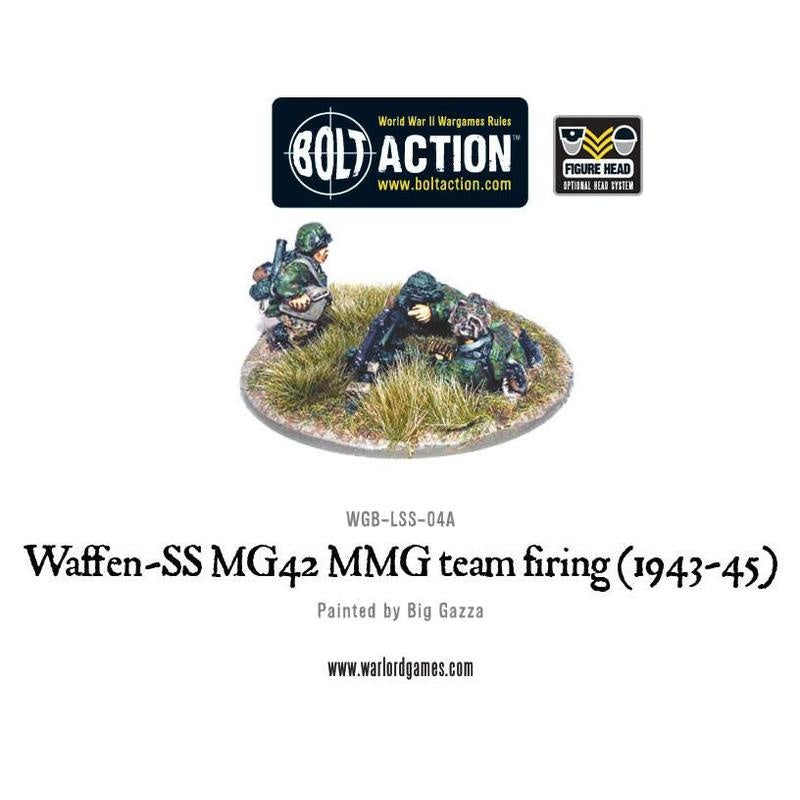 Warlord – Bolt Action  Waffen-SS MG42 MMG team