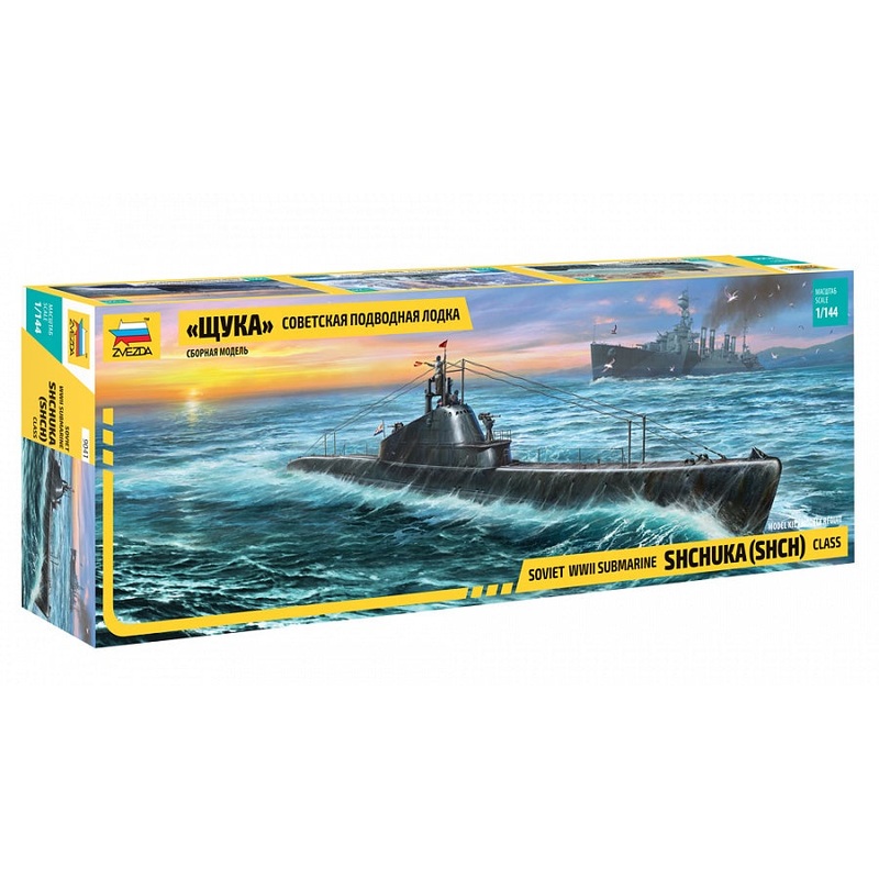 Zvezda – 1/144 Soviet WWII Submarine Shchuka (SHCH) Class