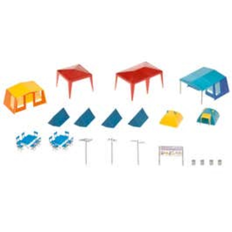 Faller 130504  HO Set of camping tents